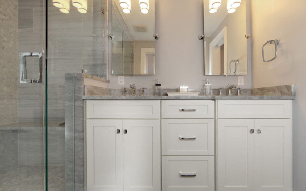 Wellesley Master Bathroom with Sliding Door